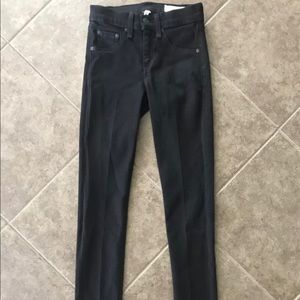 Rag & Bone Black High Rise Skinny Jeans